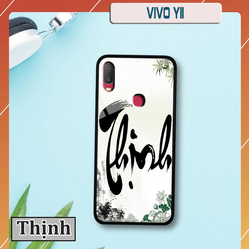 Ốp lưng kính 3D Vivo Y11 -chữ thư pháp ý nghĩa