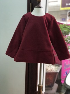 Váy dạ ép chữ A cho bé