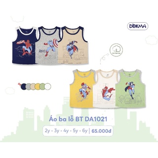 Áo ba lỗ bé trai Dokma 2-6 tuổi