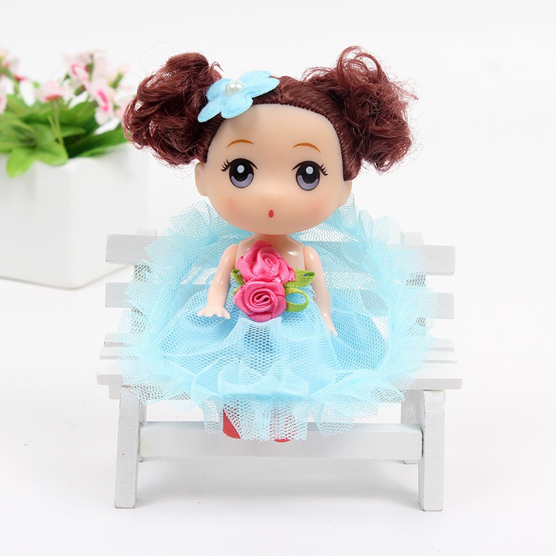 Búp Bê Barbie Mặc Váy Cưới Kiểu Hàn Quốc 12cm Dễ Thương