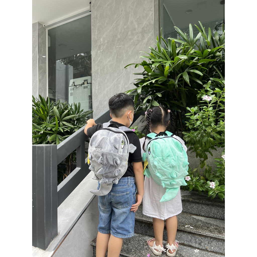 ( LOẠI BÉ) BALO KHỦNG LONG MÀU XANH NGỌC CHÍNH HÃNG