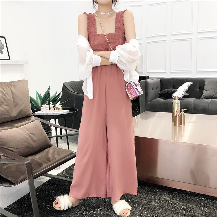 Áo Liền Quần Vải Voan Phong Cách XJ-XJ Thời Trang