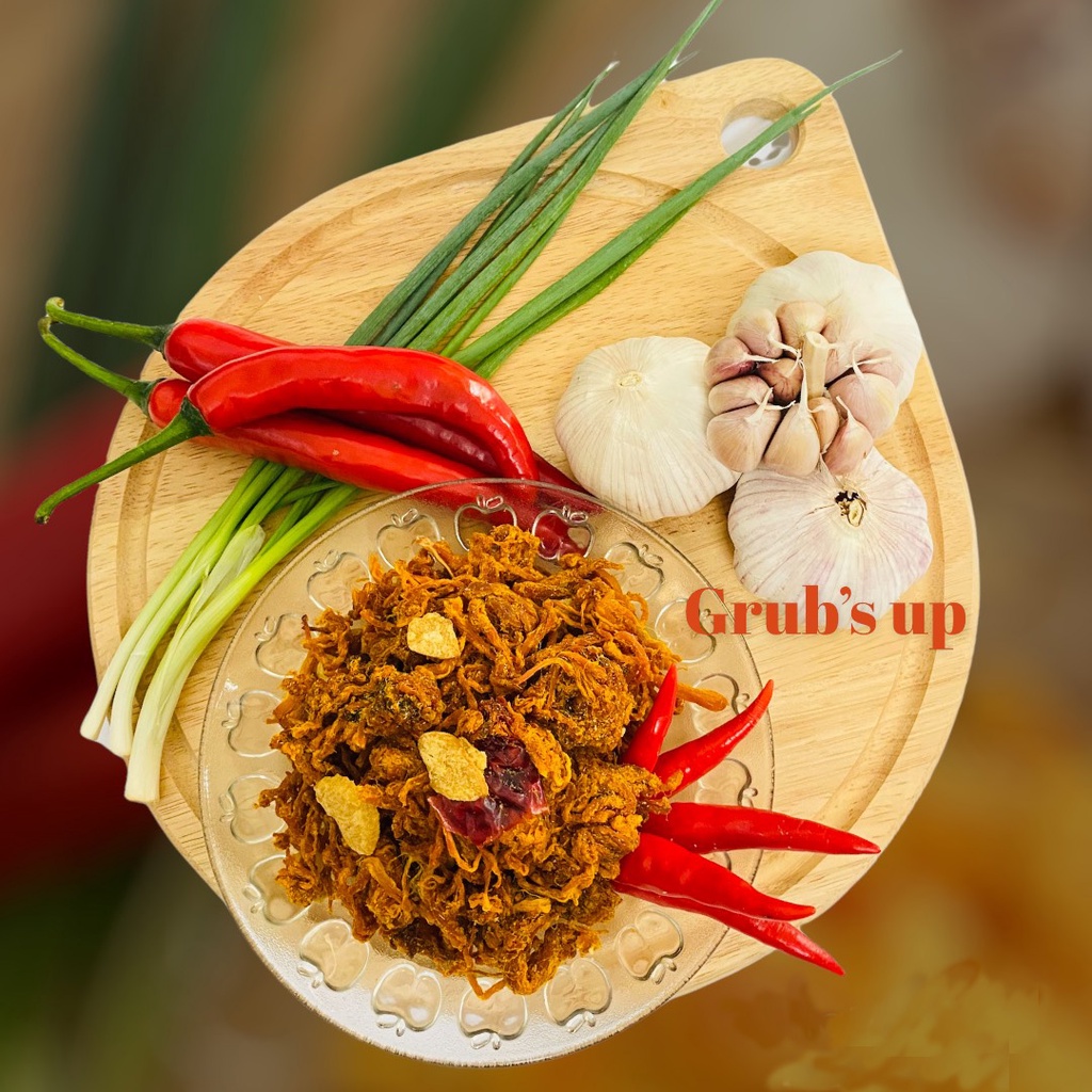 Khô heo cháy tỏi 300g Grub's up - Ăn vặt nào bạn ơi | BigBuy360 - bigbuy360.vn