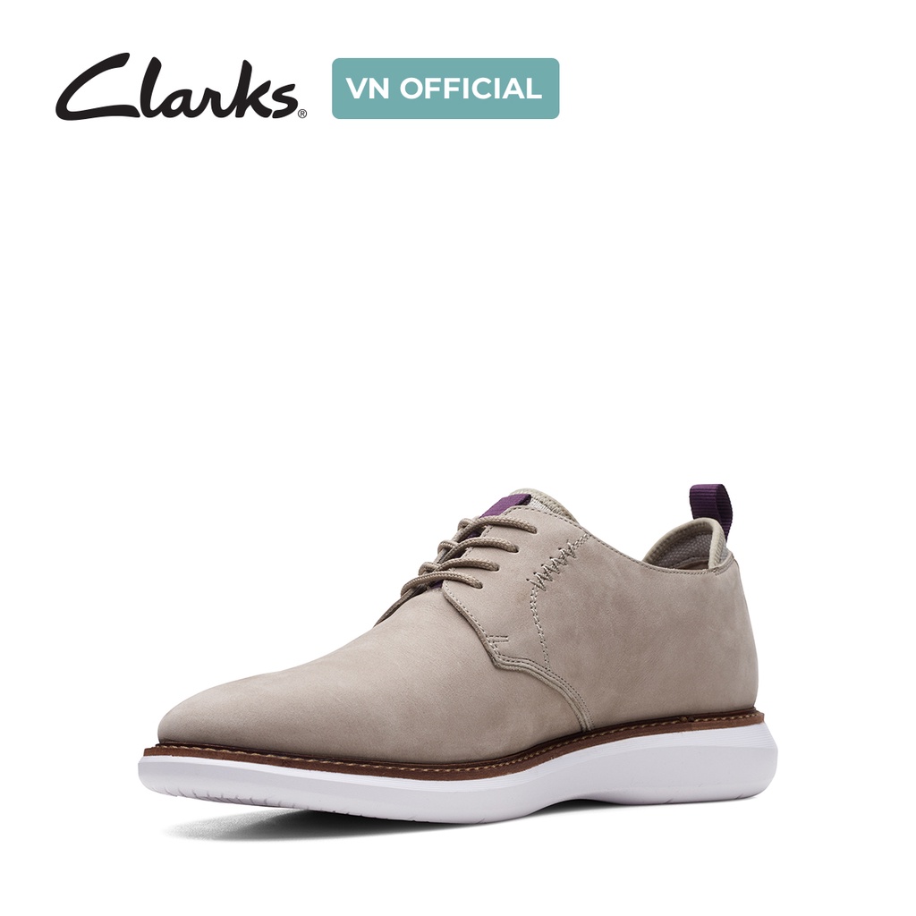 Giày thể thao nam CLARKS Brantin Low màu Stone