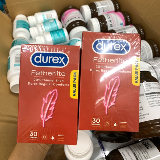 Bao cao su Durex Fetherlite Ultima SIÊU MỎNG - Hộp 30 cái