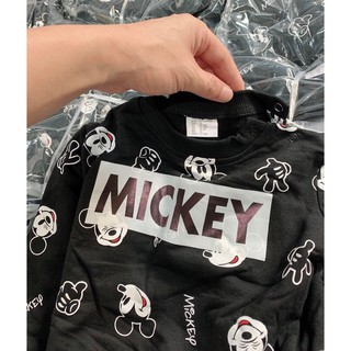 BỘ NỈ HM MICKEY BLACK CHO BÉ