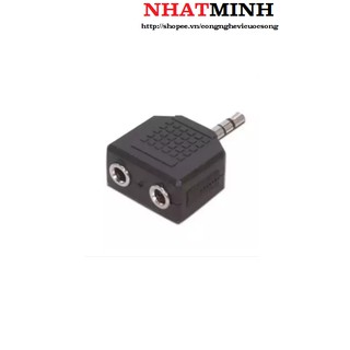 Đầu chia rắc loa chuẩn 3.5 từ 1 ra 2 (Đen) 1000000148xx