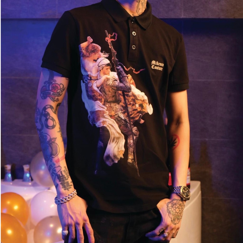 Áo Thun Cổ Bẻ, Áo Polo Nam In Hình 3D Game Mikenko Hot 2021 Chất Thun Cotton 4C Mềm Mịn - AC103 - Shopmens