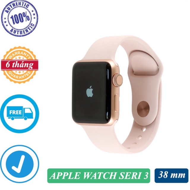 Đồng hồ  thông minh Apple watch series 3 LTE nhôm 38mm