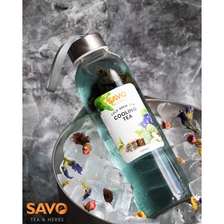 Trà Cooling tea SAVO - Trà thảo mộc (Oolong, Bạc hà, Hoa đậu biếc, Atiso)
