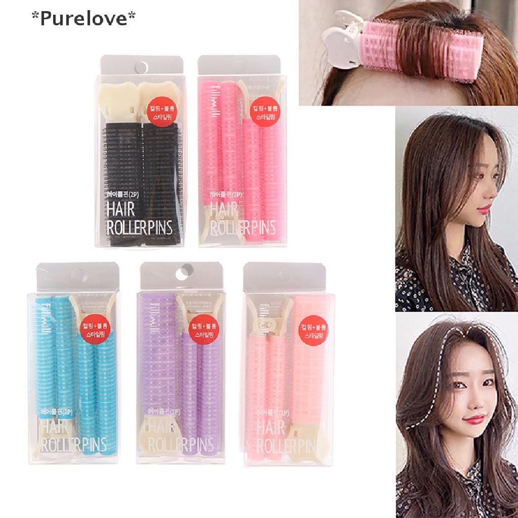 Set 2 Lô Uốn Tóc Xoăn Tự Nhiên Tiện Dụng