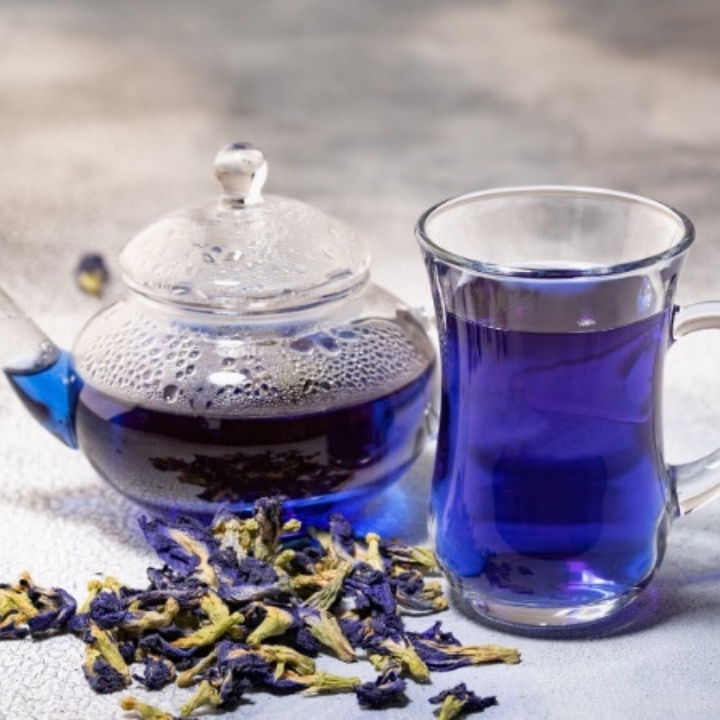 Hoa Đậu Biếc Sấy Khô Nguyên Bông Hàng Loại 1, Trà Hoa Đậu Biếc 100% Hữu Cơ An Toàn