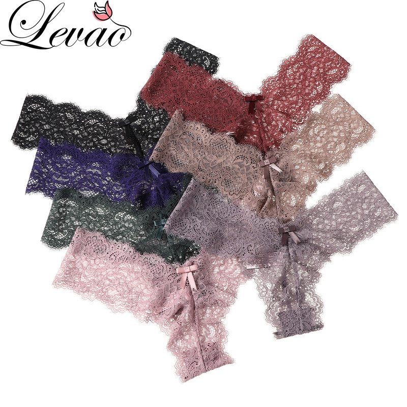 Quần lót Levao kiểu ren xuyên thấu quyến rũ cho nữ