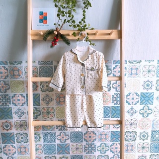 Bộ pyjama và yukata đùi cho bé