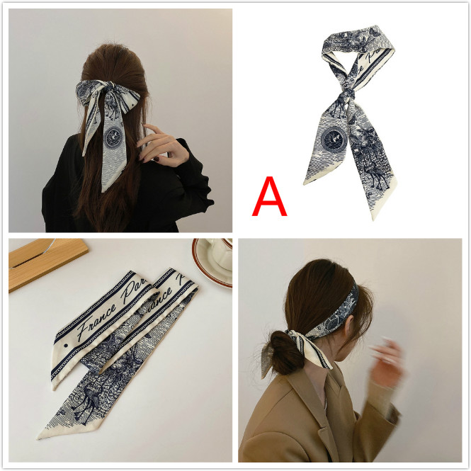 Băng đô màu trơn in chữ phong cách retro cổ điển Hàn Quốc cho nữ