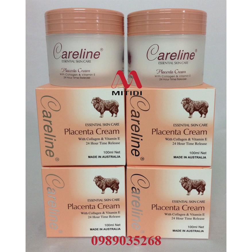 Kem nhau thai cừu Careline Placenta Cream 100ml của Úc