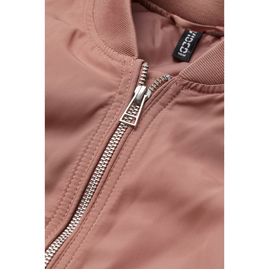 Áo khoác phao bomber nữ HM H&amp;M sz S_hàng chính hãng authentic