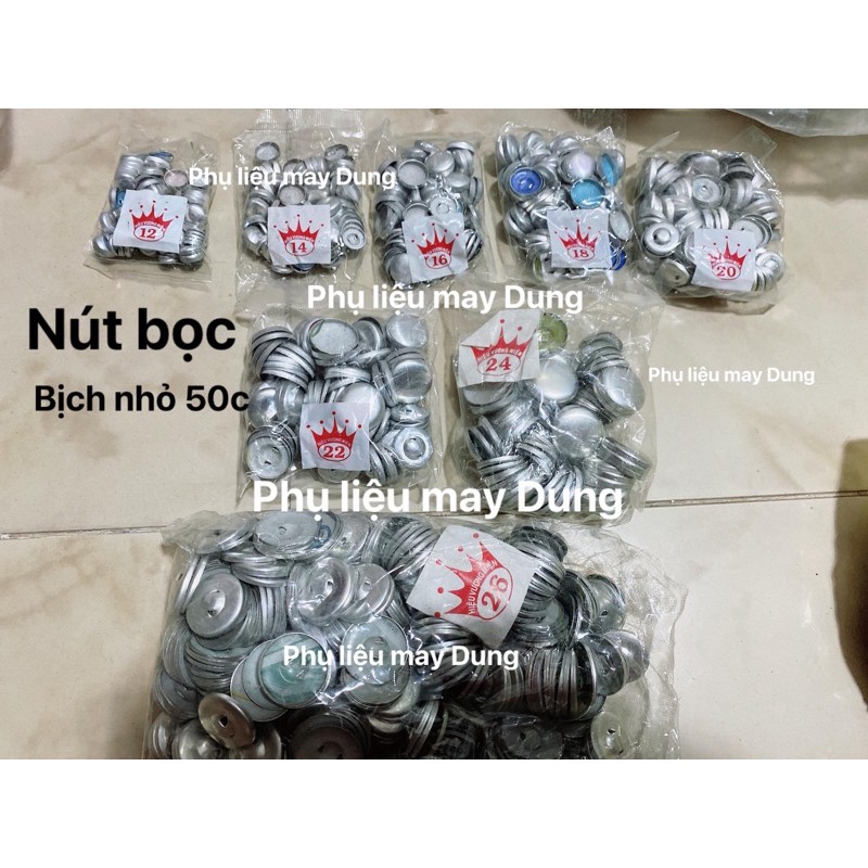 nút bọc vải/ phôi bọc vải bịch 50 nút