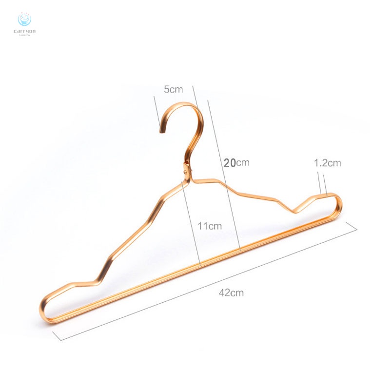 Set 5/10 móc treo quần áo bằng hợp kim nhôm chống trượt đa năng