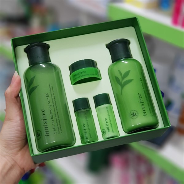 Bộ Dưỡng Da Green Tea Balancing Skin Care Set 5 món