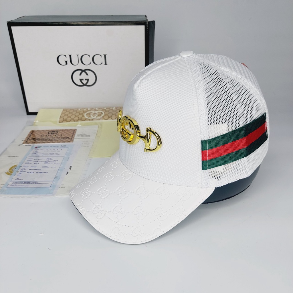 Nón Gc , Mũ lưỡi trai cao cấp phối lưới móc khóa logo nổi full box cực đẹp