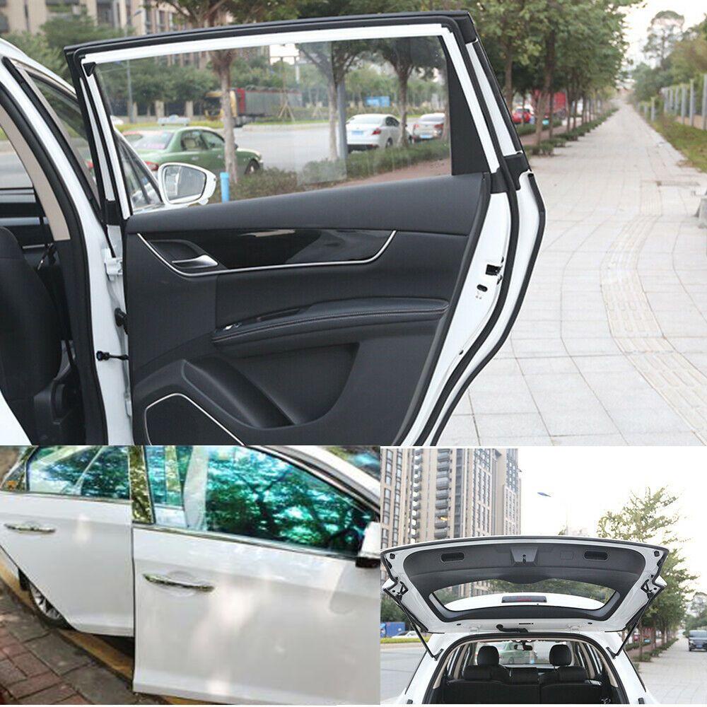 MYRONGVN Cuộn Dây Cao Su 10M Viền Cửa Xe Hơi Chống Va Chạm Màu Trắng Đen