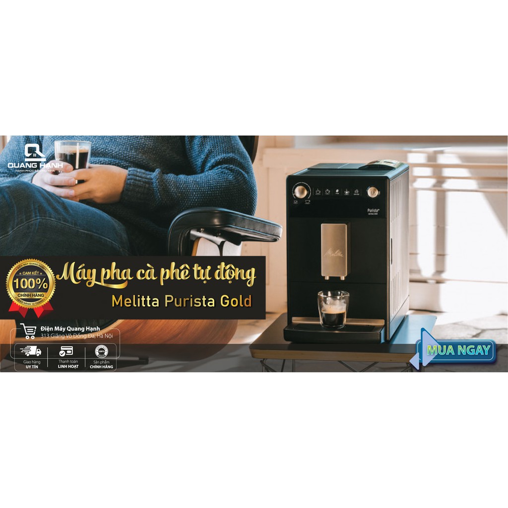 Máy pha cafe tự động Melitta Purista Gold [Hàng chính hãng]