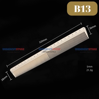Lược MAKARO Cắt Tóc Nam Cao Cấp - Trắng