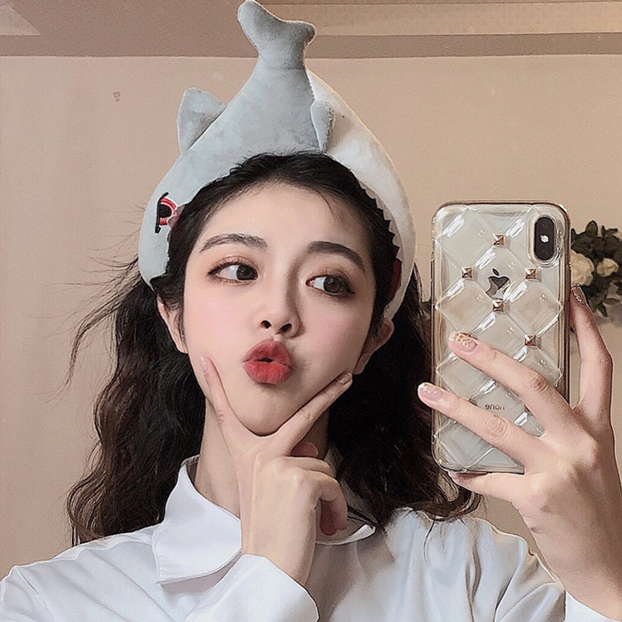 Băng Đô Cà Rốt / Khủng Long / Cá Mập Hoạt Hình Ba Chiều Rửa Mặt Cho Nữ