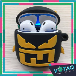 Combo Airpods Case + Miếng dán chống bẩn Airpods 1/2