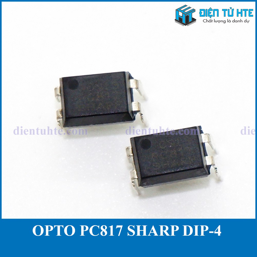 Combo 10 con Opto cách ly quang PC817 DIP-4 SHARP loại tốt [HTE Quy Nhơn CN2]