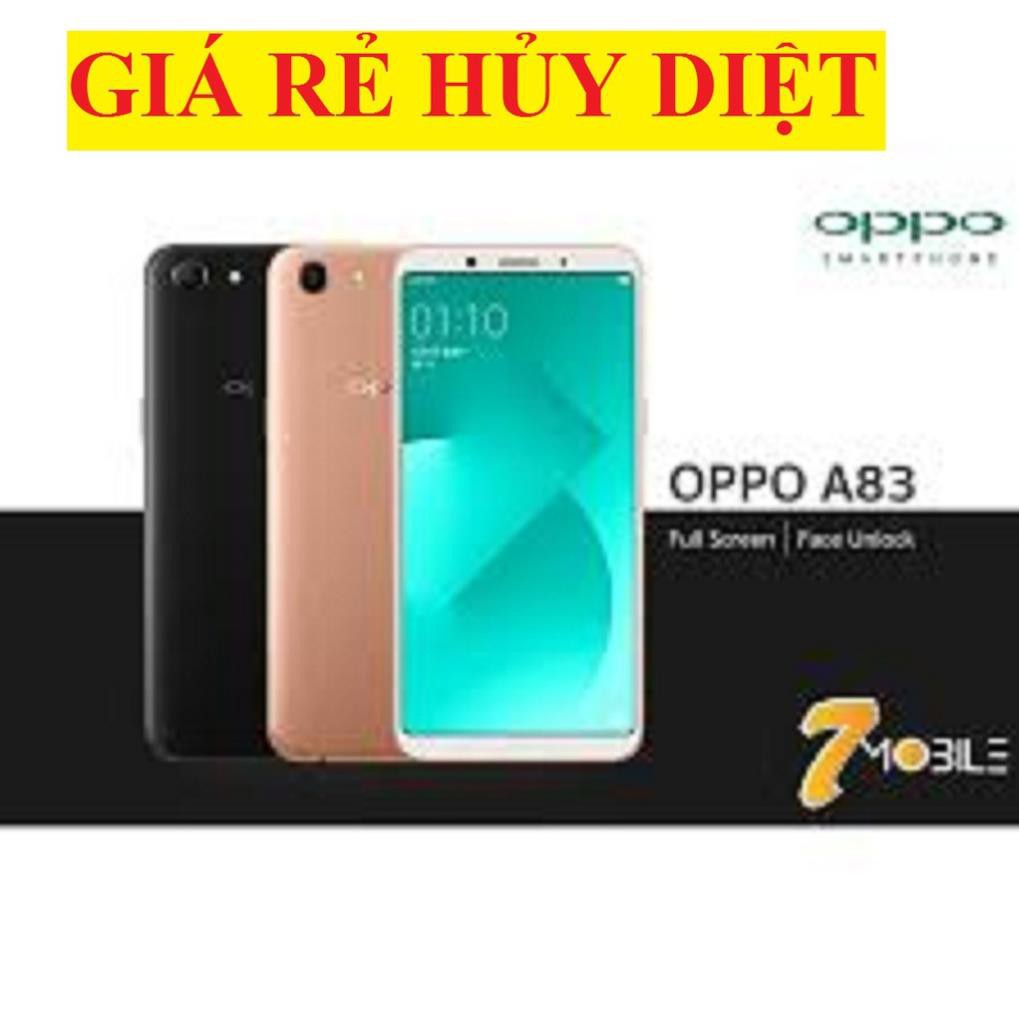 điện thoại Oppo A83 2sim ram 4G bộ nhớ 64G Chính hãng, Chiến Liên Quân/PUBG mướt