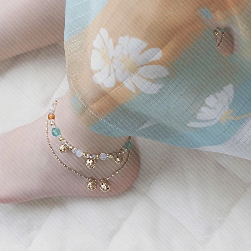 Lắc Chân Mạ Vàng/Bạc Mặt Hình Hươu Dễ Thương