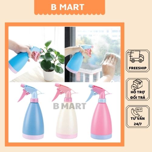 Bình xịt nước tưới cây mini nhỏ gọn tưới cây cảnh để bàn, cây cảnh nội thất 400ml dùng xịt kính