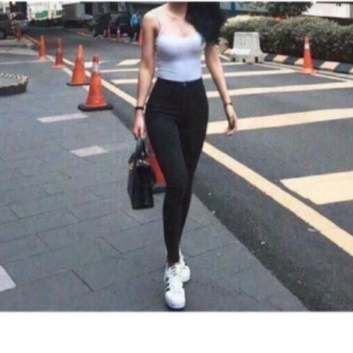 [GIÁ HỦY DIỆT] Quần Legging Khóa Kéo Có 1 Khuy - Bigsize 75kg