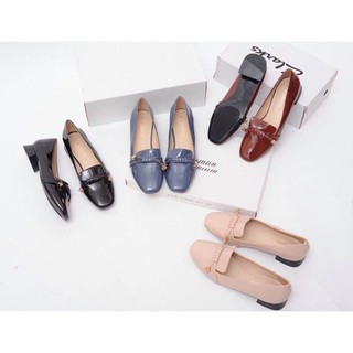 GIÀY MỌI DA BÓNG 3CM