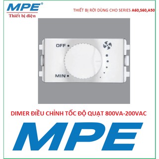 Mpe a6v800f: bộ điều chỉnh tốc độ quạt 800va – 200vac a6v800f series a60, s60, a50