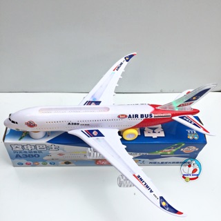Máy bay Airbus A380 chạy pin có đèn, nhạc