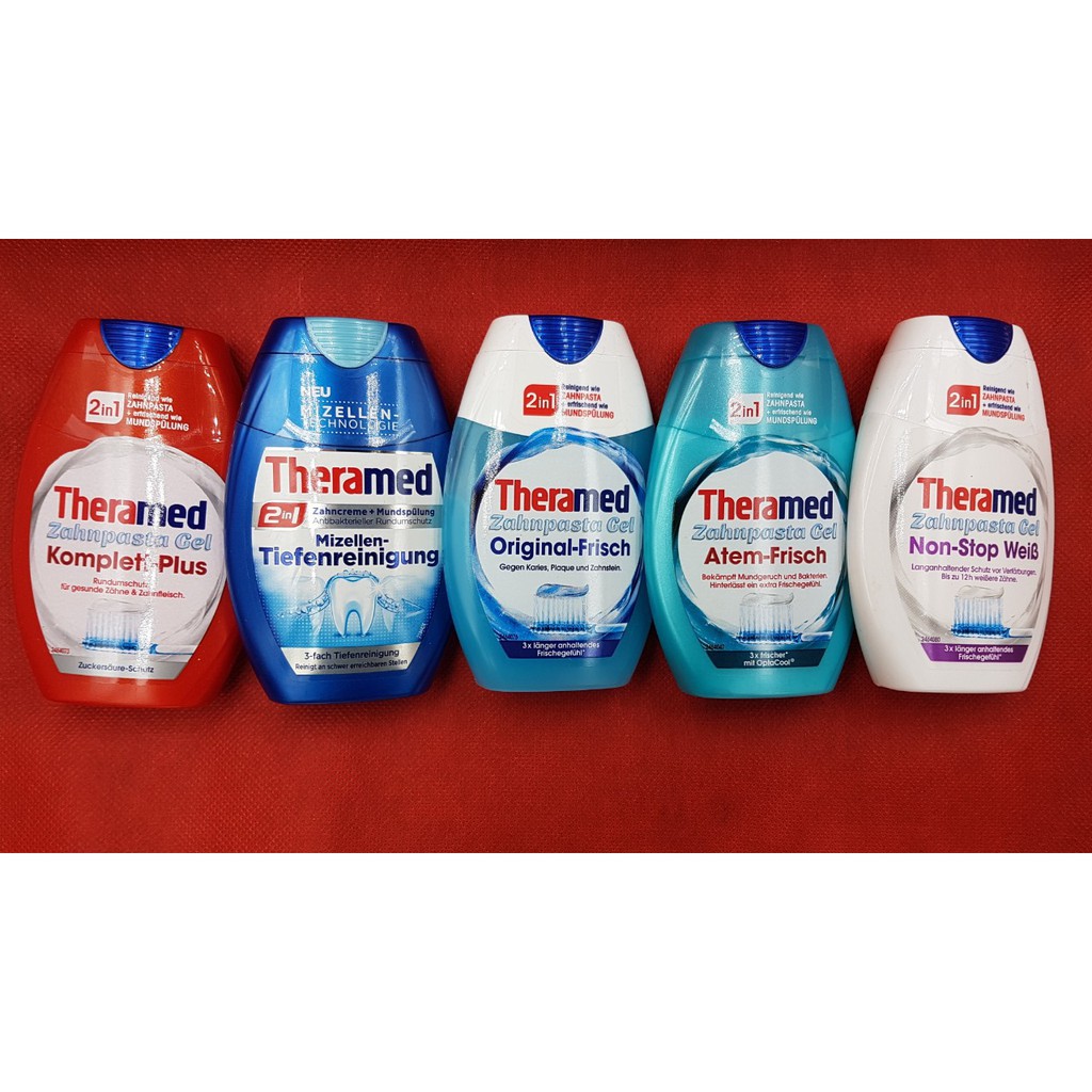 Kem đánh răng Theramed 2in1, Đức