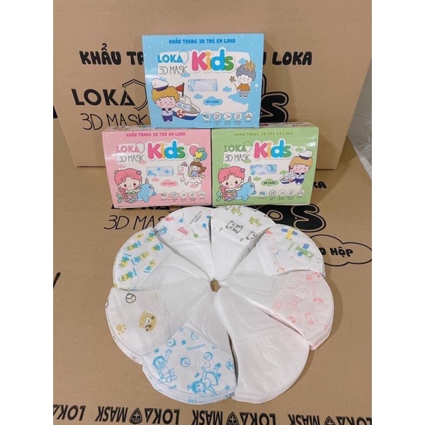 Khẩu Trang Trẻ em Mask Kids, Khẩu Trang Cho Bé Kháng Khuẩn, Ngăn Bụi Mịn