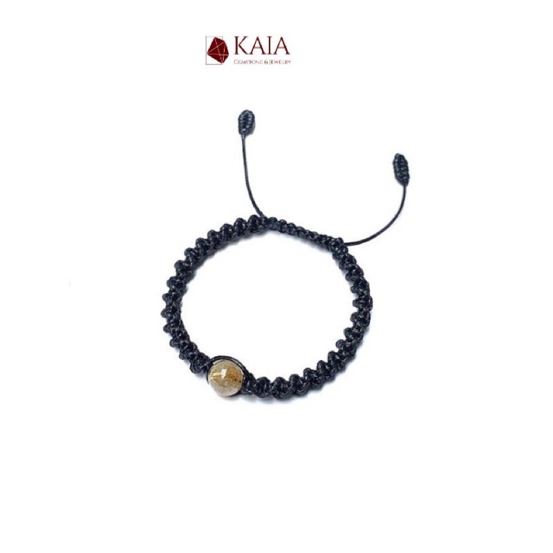 Vòng tay handmade đá ngũ hành phong thủy cho người mệnh Thổ - mệnh Kim KAIA