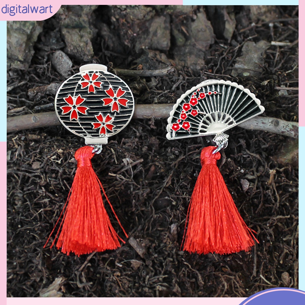 Ghim Cài Áo Hình Quạt / Quả Cherry / Lồng Đèn Kiểu Nhật Bản Dễ Thương