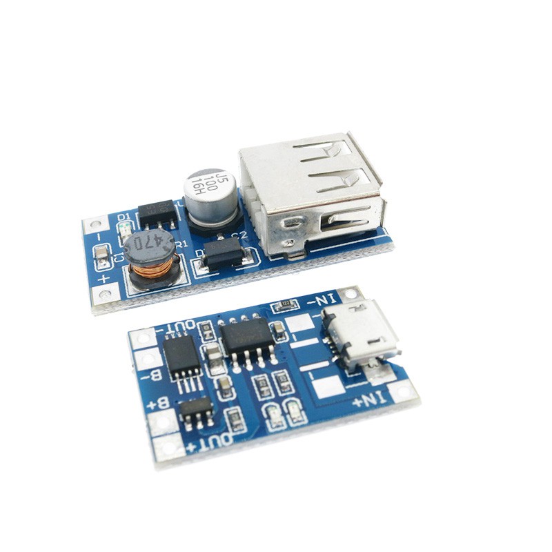 Bảng Mạch Cung Cấp Nguồn 0.9v ~ 5v 600ma Mini Dc-dc + Mô Đun Sạc Pin 1a Tp4056 | BigBuy360 - bigbuy360.vn