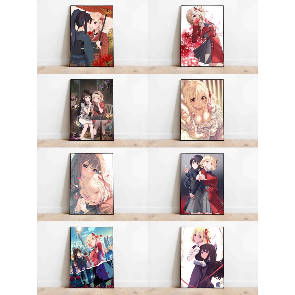 POSTER A3 ANIME LYCORIS RECOIL (3) - 2D Tộc Shop