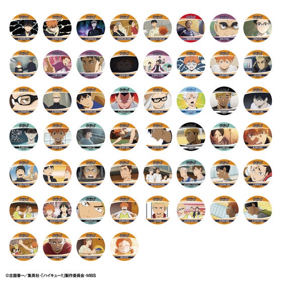 Haikyuu Pack nhân phẩm lót cốc Vol.1/Vol.2