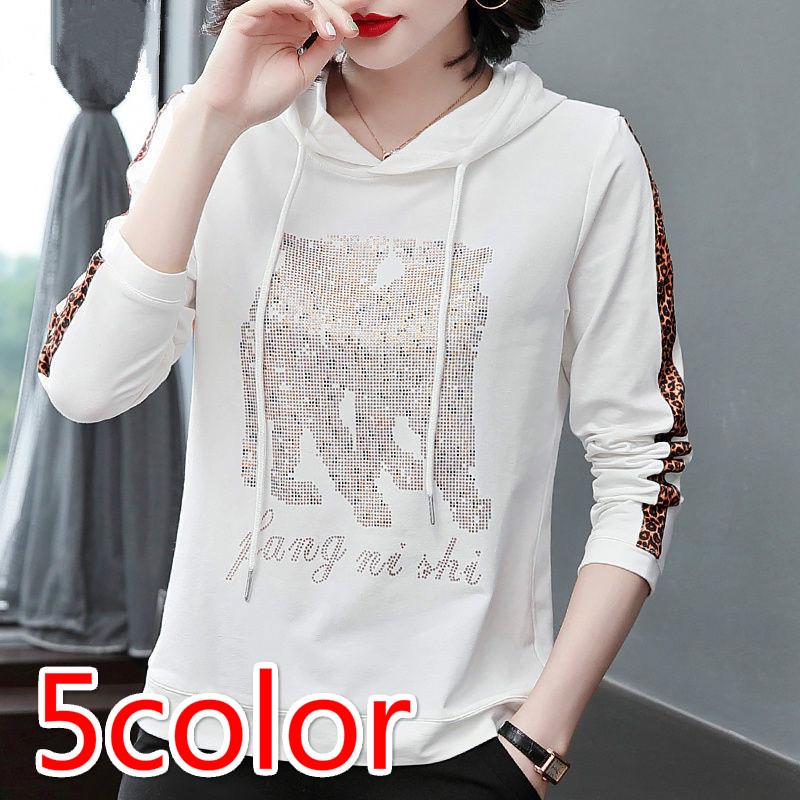 Áo Hoodies Tay Dài Hoạ Tiết Da Báo Size M-5Xl