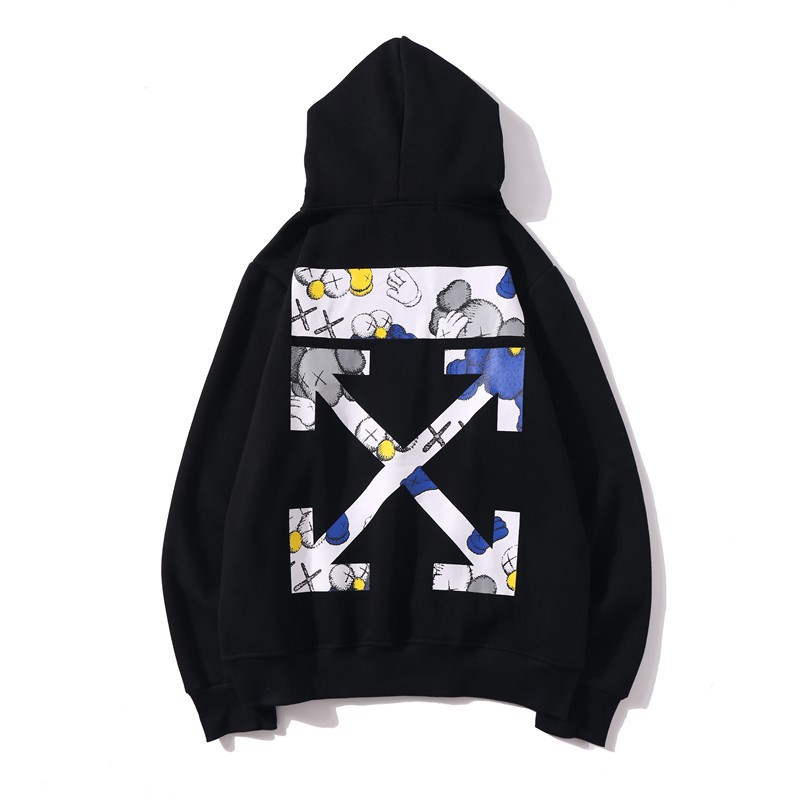 Áo hoodie Sweater nỉ off white kaws unisex form rộng freeship toàn quốc MS04 M61 | BigBuy360 - bigbuy360.vn