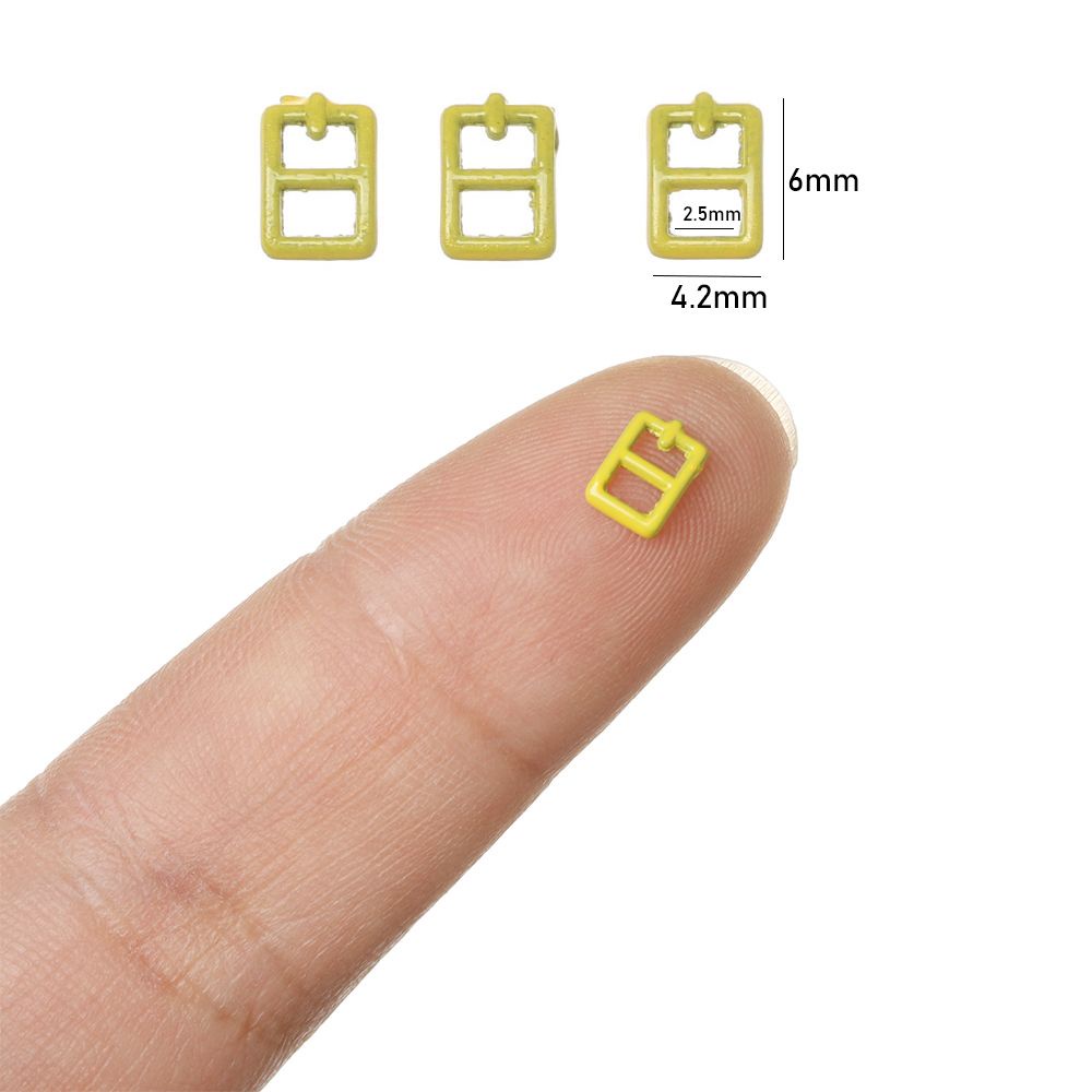 Set 20 / 40 nút khóa ba mặt 13 màu 2.5mm bền bỉ dùng làm đồ thủ công cao cấp