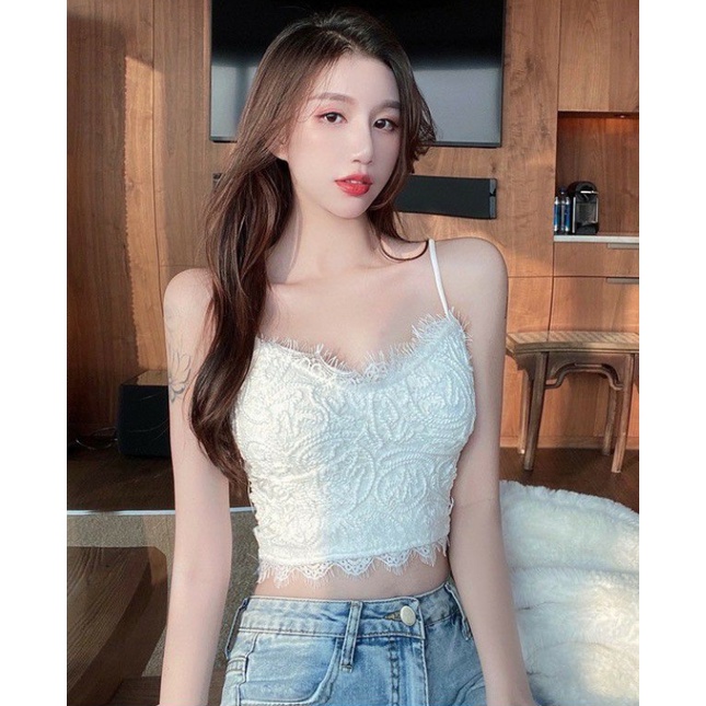 Áo Bra ren mềm dây thừng nổi 1717 FreeSize&lt;55kg