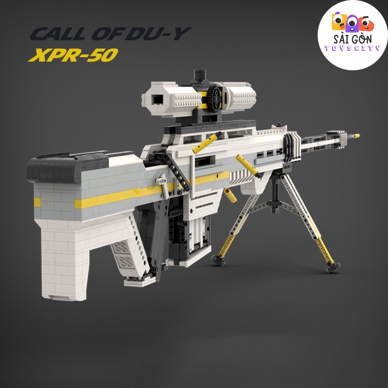 Đồ Chơi Lắp Ráp Mô Hình Súng Sniper Rifle XPR-50 Với 1700+ - Bản Thiết Kế Tiêu Chuẩn Của Kevin183